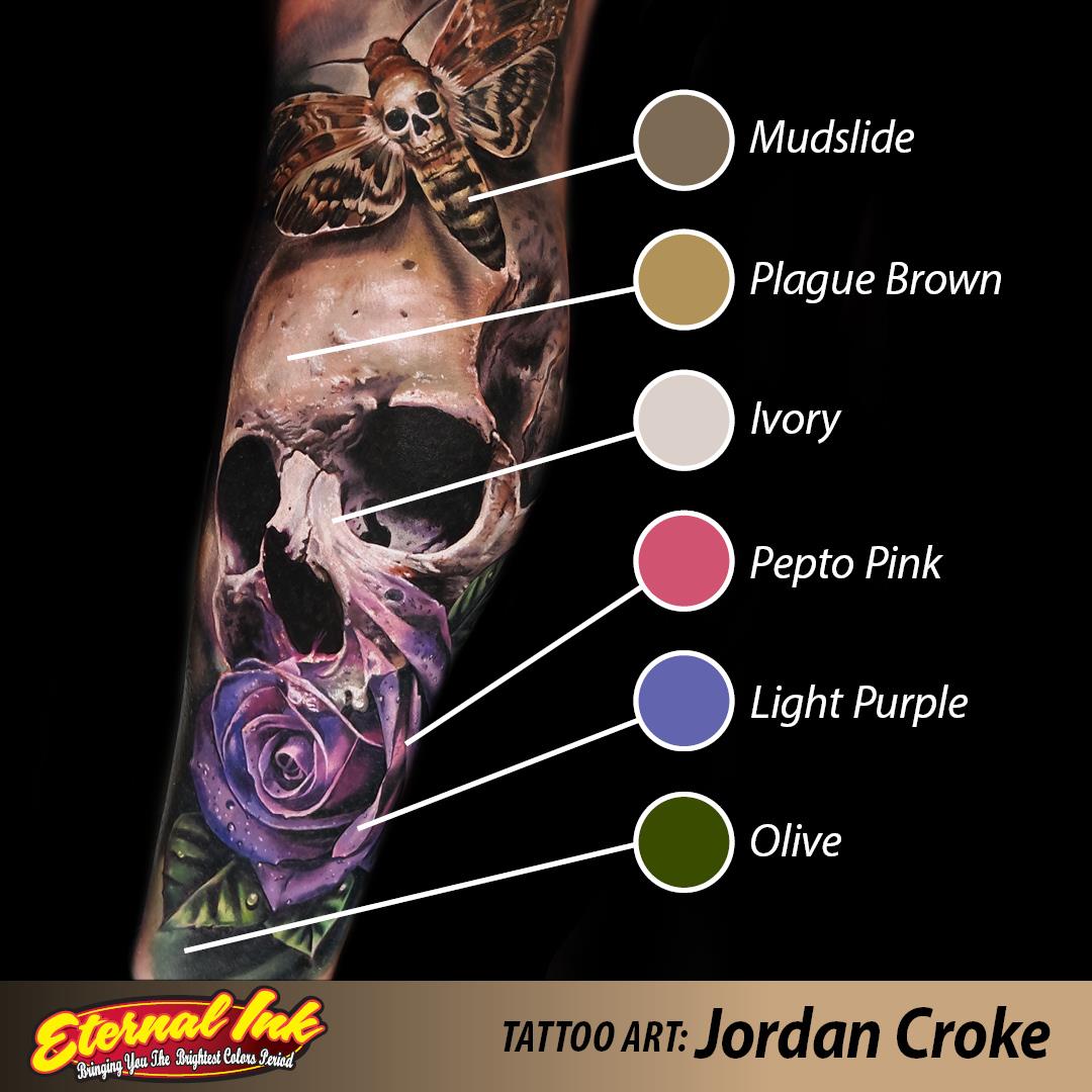 Light Brown Ink Tattoo