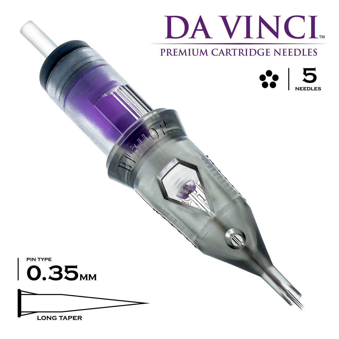 Bishop Da Vinci V2 Tattoo Cartridge Needles — Round Shaders —  Box of 20 - Ultimate Tattoo Supply
