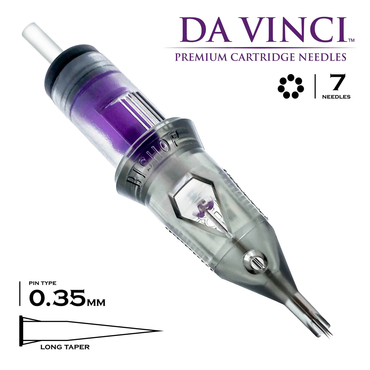 Bishop Da Vinci V2 Tattoo Cartridge Needles — Round Shaders —  Box of 20 - Ultimate Tattoo Supply