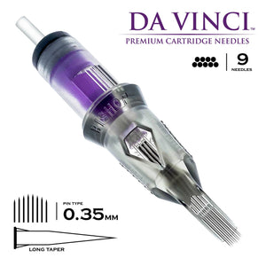 Bishop Da Vinci V2 Tattoo Cartridge Needles — Magnums — Box of 20 - Ultimate Tattoo Supply