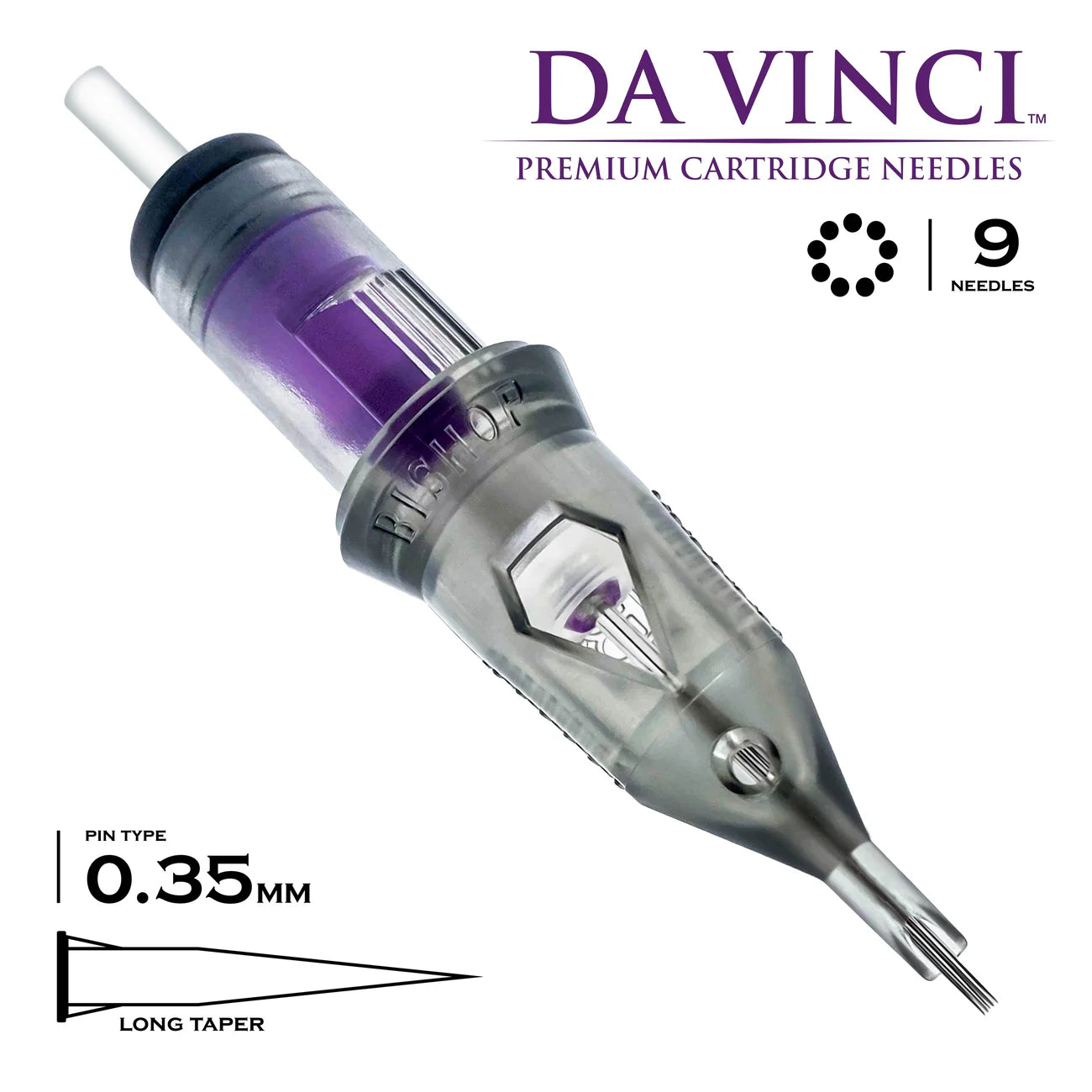 Bishop Da Vinci V2 Tattoo Cartridge Needles — Round Shaders —  Box of 20 - Ultimate Tattoo Supply