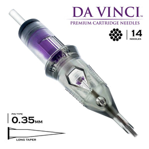 Bishop Da Vinci V2 Tattoo Cartridge Needles — Round Shaders —  Box of 20 - Ultimate Tattoo Supply