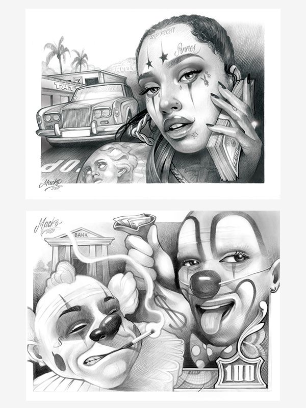 €$£ Macko. My Latin Italian Black’N'Grey — Hardcover Book - Ultimate Tattoo Supply