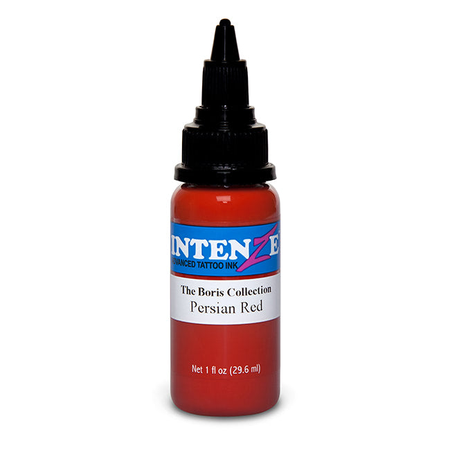 Persian Red — Boris Series — Intenze Tattoo Ink — 1oz Bottle - Ultimate Tattoo Supply