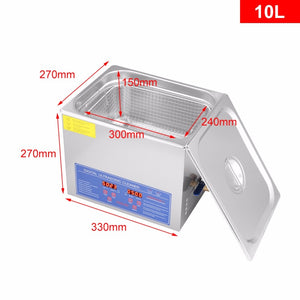 Genesis Ultrasonic Digital Cleaner 10L 110v or 220v - Ultimate Tattoo Supply