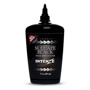 Suluape Black Samoan Tribal Tatau Ink — Intenze Tattoo Ink — 17oz Bottle - Ultimate Tattoo Supply