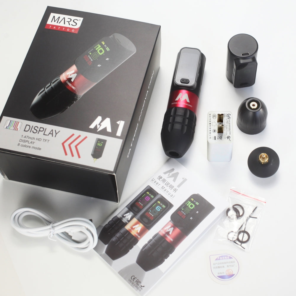Mars M1 Wireless Pen Tattoo Machine - Ultimate Tattoo Supply