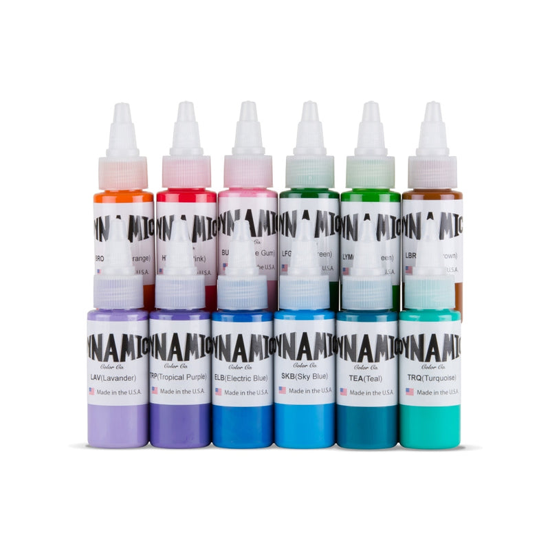 Dynamic Circa 2003 Tattoo Ink Color Set — 1 oz. Bottles - Painful Pleasures