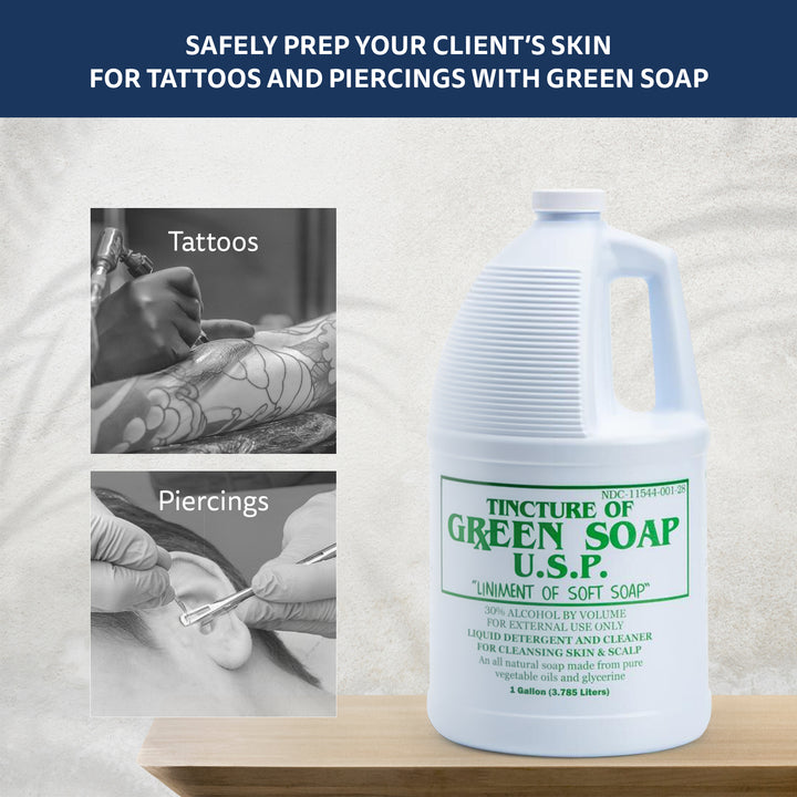 Green Soap — 1 Gallon - Ultimate Tattoo Supply