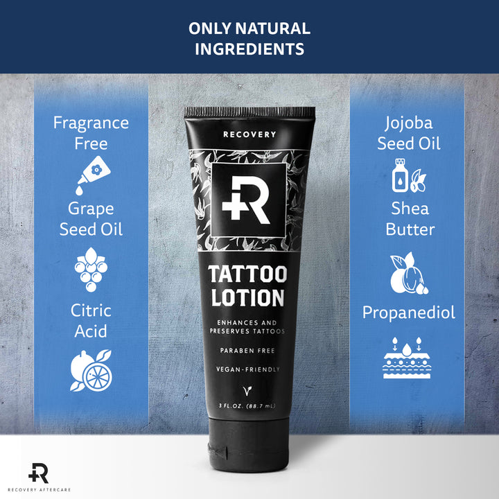 Recovery Tattoo Lotion - 3oz - Case of 24 - Ultimate Tattoo Supply