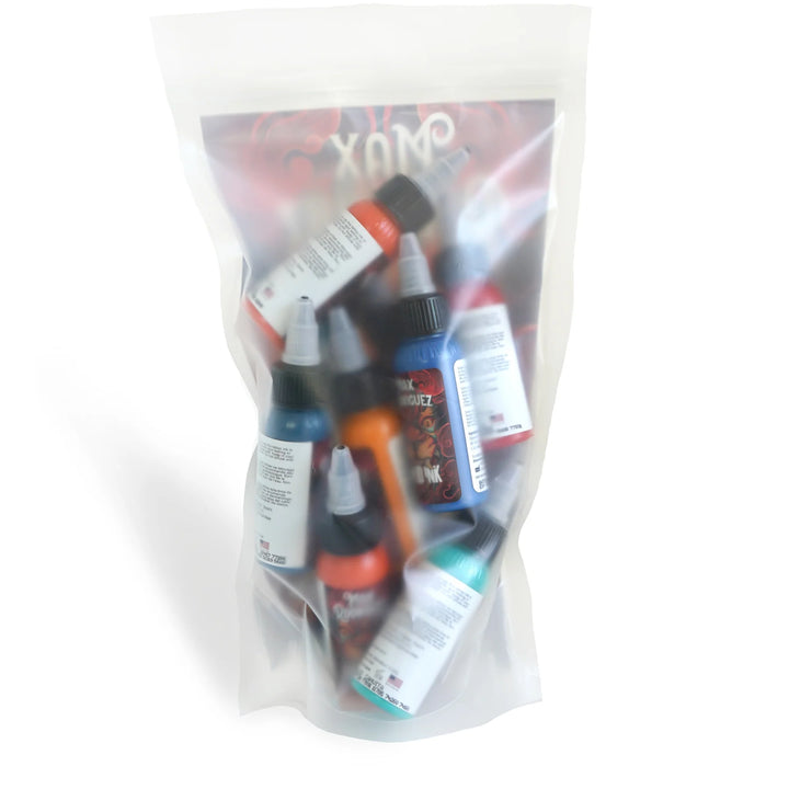 12 Color Max Rodriguez Set — Solid Ink — 1oz Bottles - Ultimate Tattoo Supply