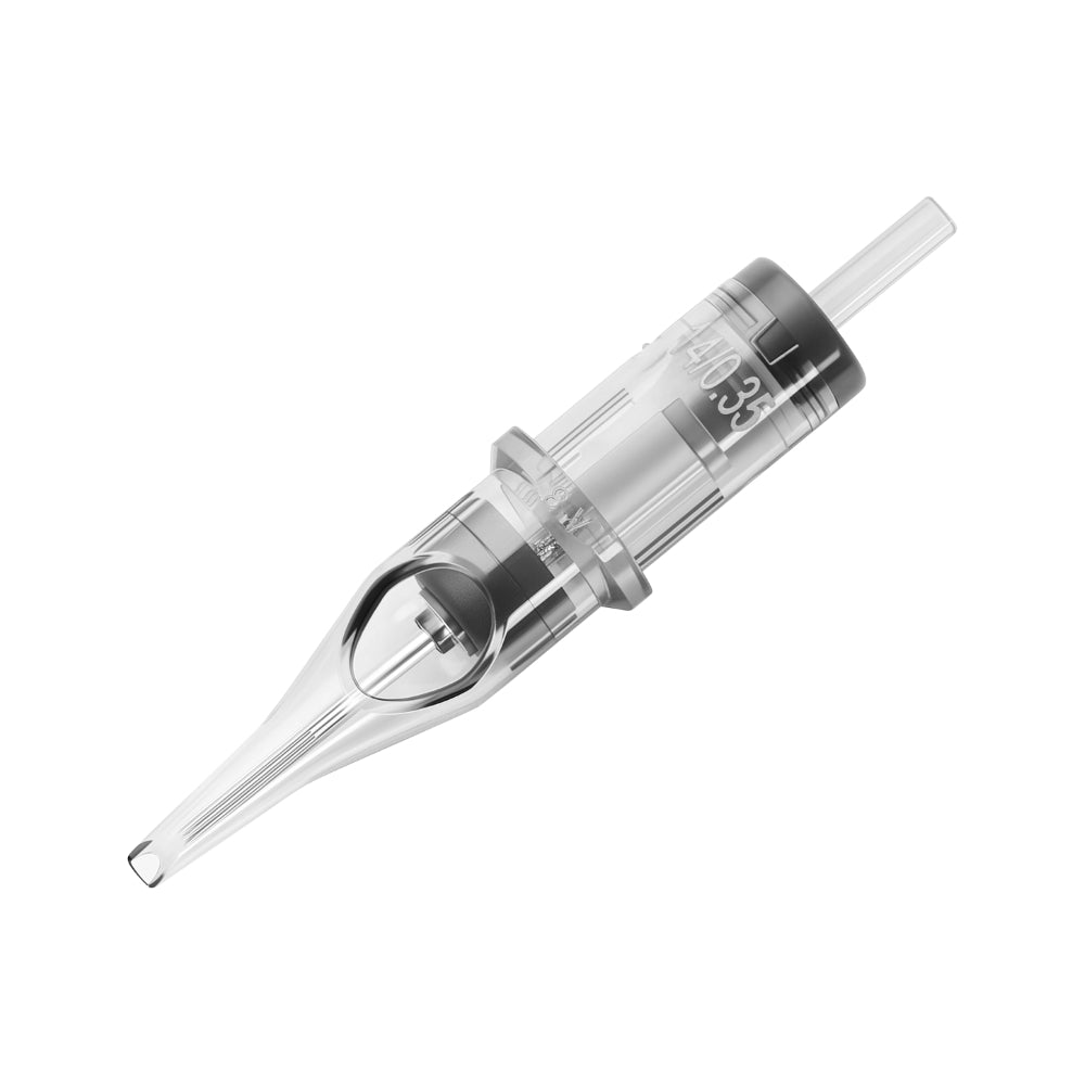 Peak Quartz Needle Cartridges — #8 5 Round Shader Medium Taper — Box of 20 - Ultimate Tattoo Supply