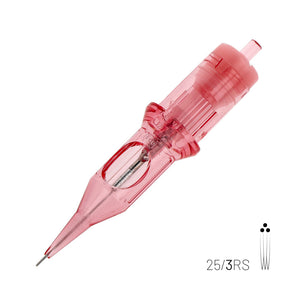 Kwadron Optima PMU Cartridge - 3 Round Shader (Textured) 0.25mm Point Taper (25/3RSPT-T-OPT)