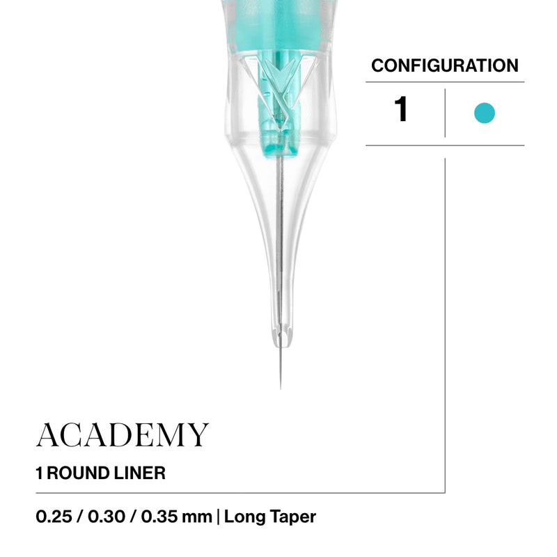 Vertix Academy Needle Cartridges — Sample Pack of 6 - Ultimate Tattoo Supply