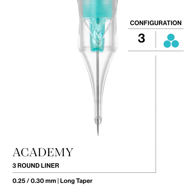 Vertix Academy Needle Cartridges — Sample Pack of 6 - Ultimate Tattoo Supply