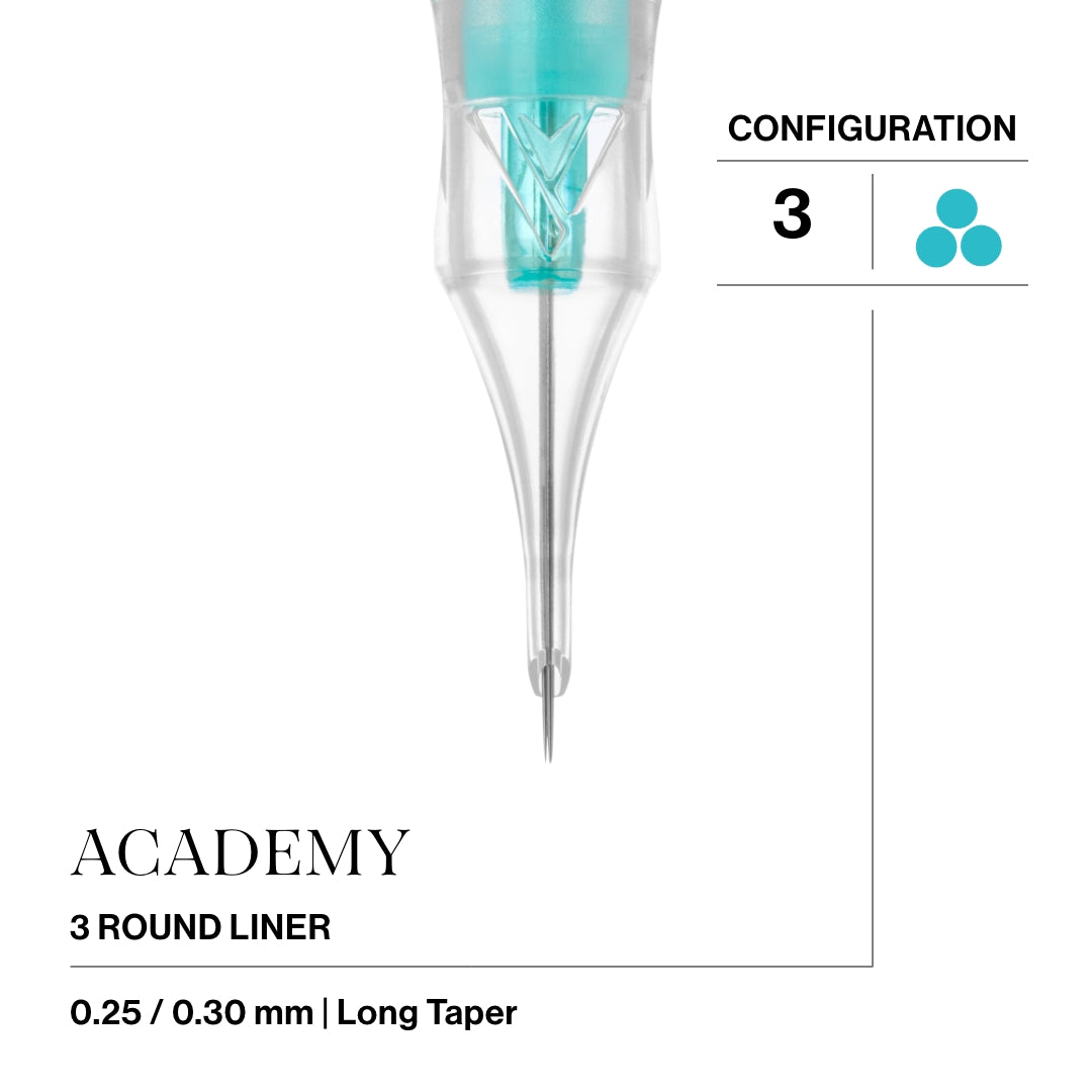 Vertix Academy Needle Cartridges — Sample Pack of 6 - Ultimate Tattoo Supply