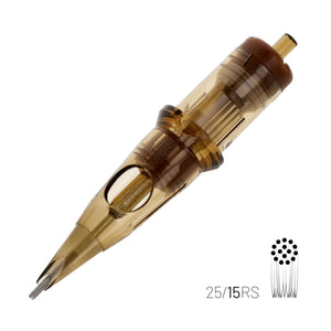 Kwadron Cartridge - Round Shaders #8 Long Taper 15 Round Shader #8 Long Taper - 25/15RSLT