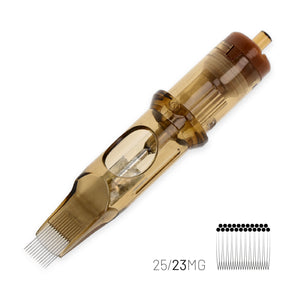 Kwadron Cartridge - Bugpin Magnum Shaders #8 Long Taper 23 BUGPIN MAGNUM SHADER - LONG TAPER 25/23MGLT