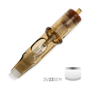 Kwadron Cartridge - Bugpin Curved Mag Shaders #8 Long Taper 23 Curved Mag #8 Long Taper - 25/23SEMLT