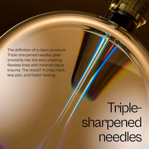 Kwadron Optima PMU Cartridge - 3 Round Shader 0.30mm Long Taper (30/3RSLT-OPT) - Ultimate Tattoo Supply