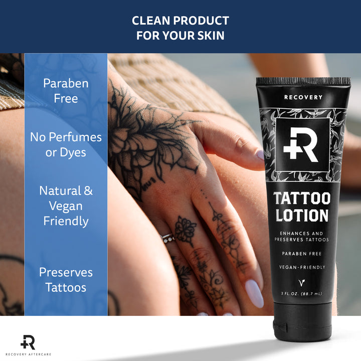 Recovery Tattoo Lotion - 3oz - Case of 24 - Ultimate Tattoo Supply