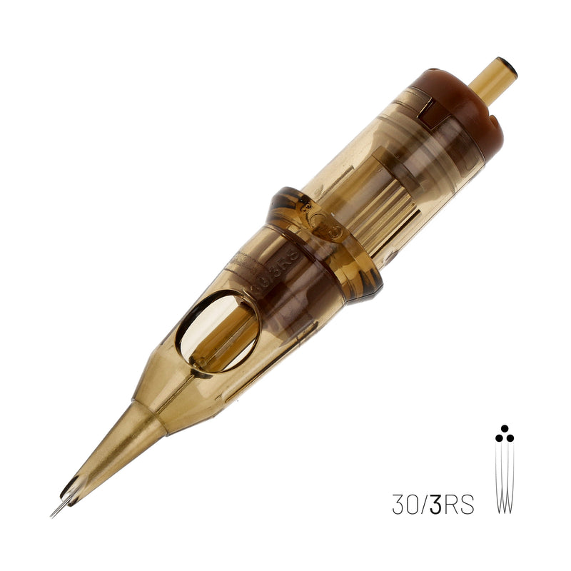 Kwadron Cartridge - Round Shaders #10 Long Taper 3 Round Shader #10 Long Taper - 30/3RSLT