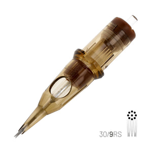 Kwadron Cartridge - Round Shaders #10 Long Taper 9 Round Shader #10 Long Taper - 30/9RSLT