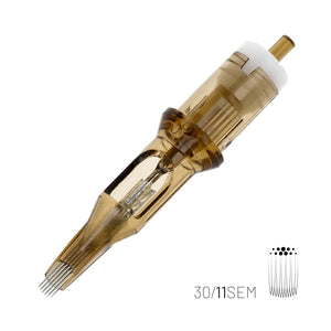 Kwadron Cartridge - SUBLIME Curved Mag Shaders #10 Long Taper 11 Curved Mag #10 Long Taper - 30/11SEMLT-SUB