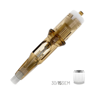 Kwadron Cartridge - SUBLIME Curved Mag Shaders #10 Long Taper 15 Curved Mag #10 Long Taper - 30/15SEMLT-SUB