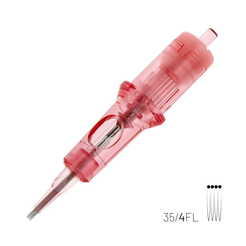 Kwadron Optima PMU Cartridge - 4 Flat Shader 0.35mm Point Taper (35/4FLPT-OPT)