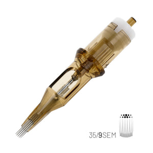Kwadron Cartridge - SUBLIME Curved Mag Shaders #12 Long Taper 9 Curved Mag #12 Long Taper - 35/9SEMLT-SUB