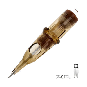 Kwadron Cartridge - Turbo (Bold) Liners #12 Long Taper 9 Turbo (Bold) Liner - 35/9TRLLT