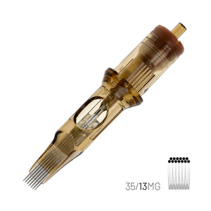 Kwadron Cartridge - Curved Mag Shaders #12 Medium Taper 13 Curved Mag #12 Medium Taper - 35/13SEMMT