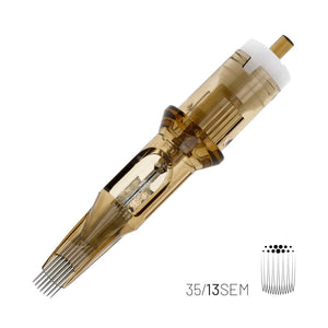 Kwadron Cartridge - SUBLIME Curved Mag Shaders #12 Long Taper 13 Curved Mag #12 Long Taper - 35/13SEMLT-SUB