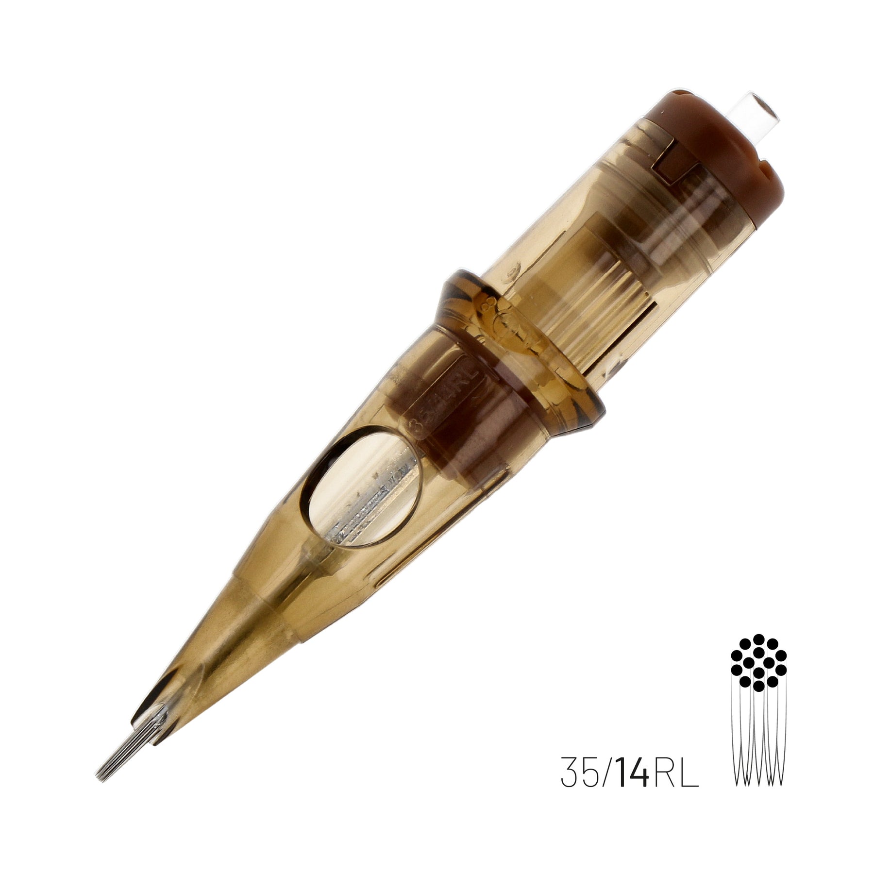 Kwadron Cartridge - Round Liners #12 Long Taper
