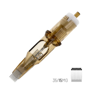 Kwadron Cartridge - SUBLIME Mag Shaders #12 Long Taper 15 Mag #12 Long Taper - 35/15MGLT-SUB