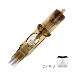 Kwadron Cartridge - Curved Mag Shaders #12 Medium Taper 17 Curved Mag #12 Medium Taper - 35/17SEMMT