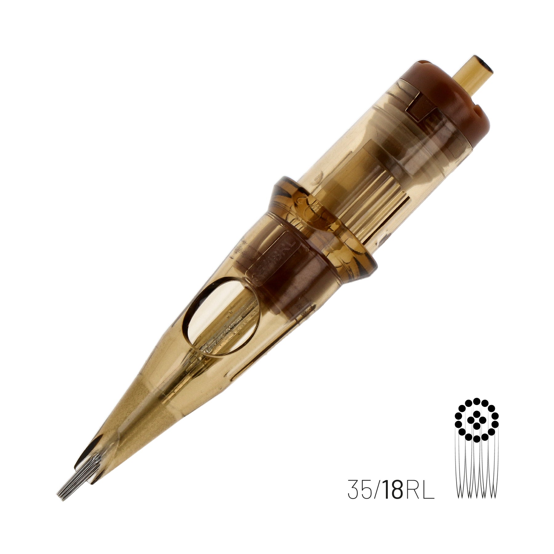 Kwadron Cartridge - Round Liners #12 Long Taper