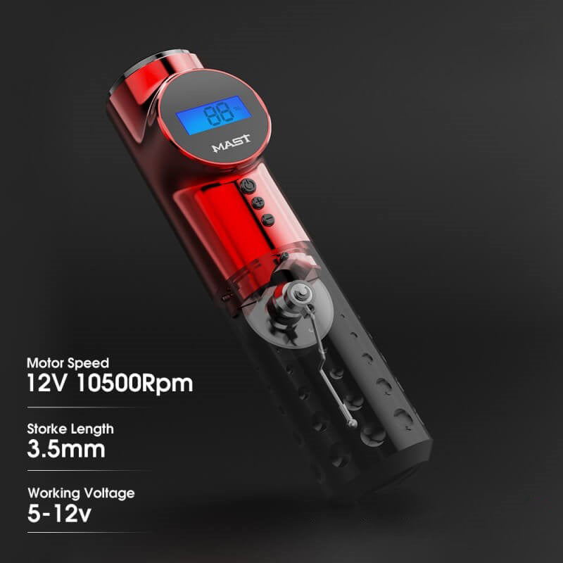 Dragonhawk Mast Archer Wireless Tattoo Machine — Pick Color - Painful Pleasures