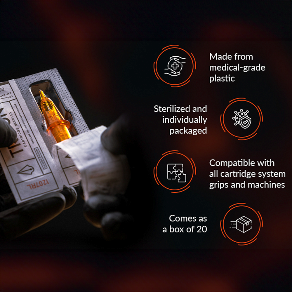 Triton Cartridge Needles — Sample Pack of 5 - Ultimate Tattoo Supply