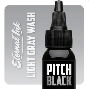 Pitch Black Light Gray Wash — Eternal Ink — Pick Size - Ultimate Tattoo Supply