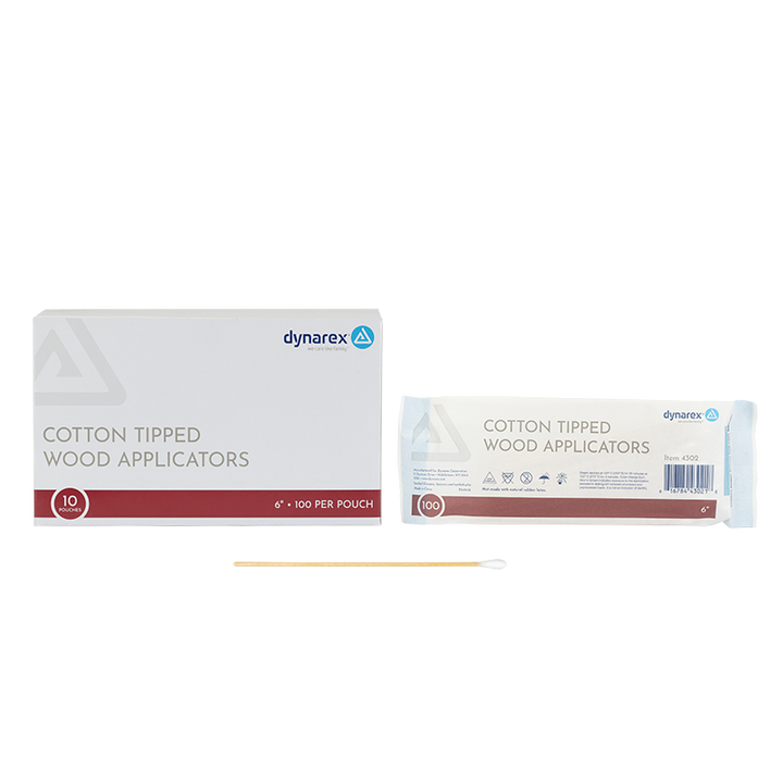 Cotton Tip Applicators - NON-STERILE - 6" long - Ultimate Tattoo SupplyCotton Tip Applicators - NON-STERILE - 6" long
