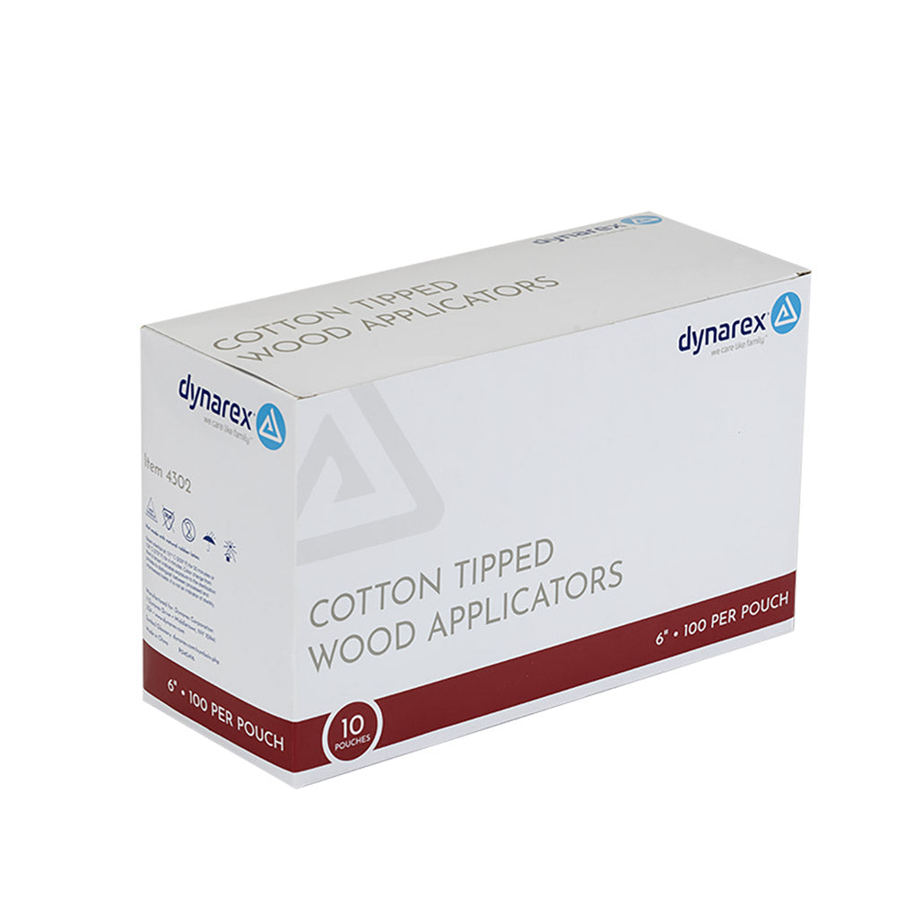 Cotton Tip Applicators - NON-STERILE - 6" long - Ultimate Tattoo Supply