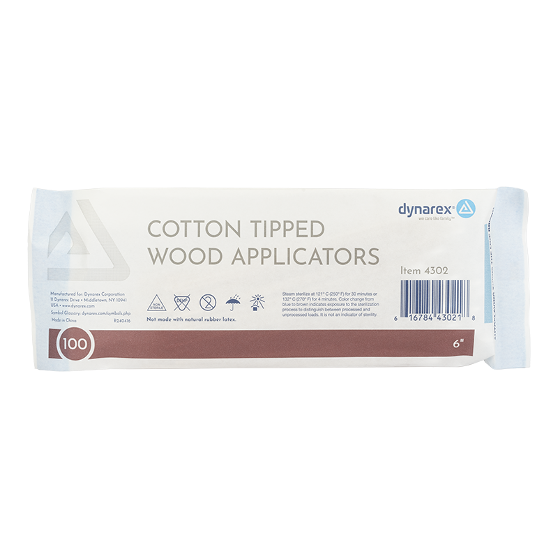 Cotton Tip Applicators - NON-STERILE - 6" long - Ultimate Tattoo Supply