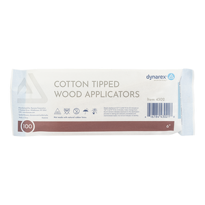 Cotton Tip Applicators - NON-STERILE - 6" long - Ultimate Tattoo Supply