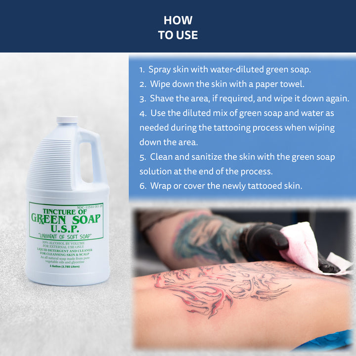 Green Soap — 1 Gallon - Ultimate Tattoo Supply