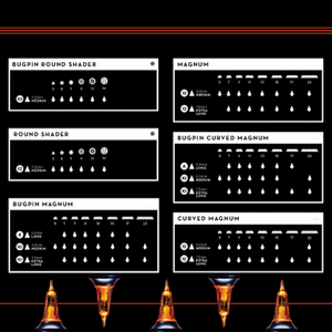 Peak Triton Cartridge - #10 Bugpin Super Tight Liner Extra Long Taper (7.5mm) - Box of 20 - Ultimate Tattoo Supply