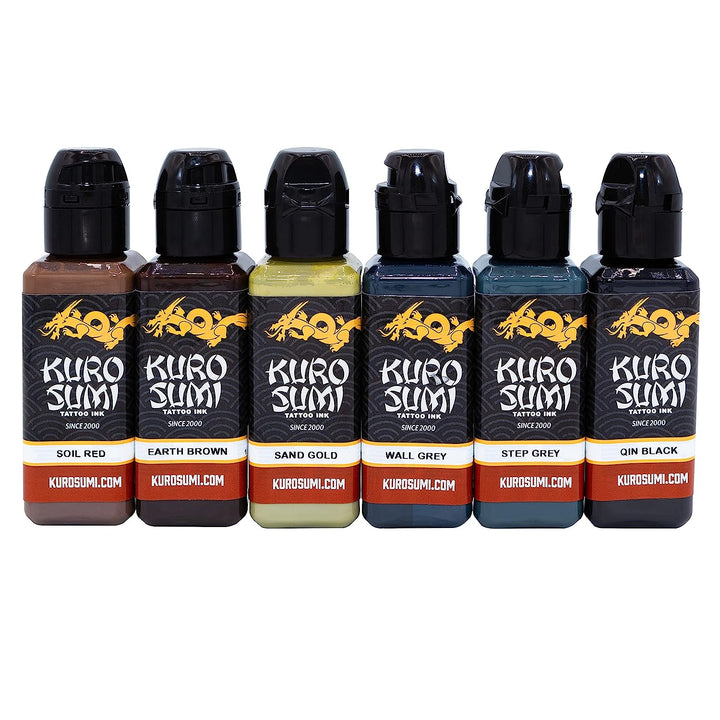 Kuro Sumi Great Wall Tattoo Ink Set - Ultimate Tattoo Supply