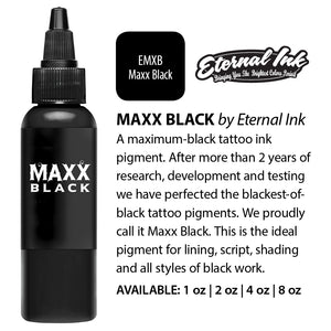 Eternal Tattoo Ink - Maxx Black - Ultimate Tattoo Supply