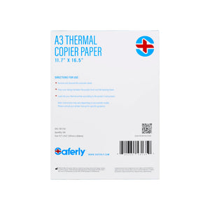 A3 Thermal Copier Paper — 11.7” x 16.5” — 100 Sheets - Ultimate Tattoo Supply